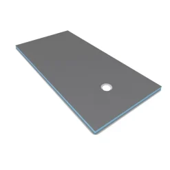 Wedi Receveur de douche à carreler 200 x 100 Fundo Primo rectangle écoulement excentré