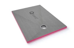 Qboard Receveur de douche à carreler 90 x 120 cm, extra-plat, Liquid