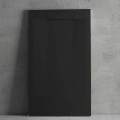 Receveur De Douche|Stano Receveur de douche 90 x 160 cm noir extra plat SUEZ surface ardoisee