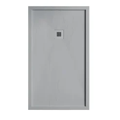 Receveur De Douche|Stano Receveur de douche 90 x 170 cm extra plat gris en resine minerale SARIN Couleur du receveur