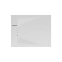 Receveur De Douche|Schulte Receveur de douche 80 x 100 cm, effet pierre blanche,