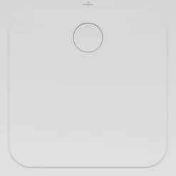 Villeroy & Boch Receveur de douche 80 x 80 cm en céramique, blanc, Slim