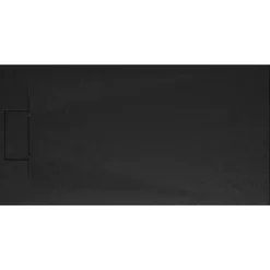 Schulte Receveur de douche 80 x 160 cm, effet pierre anthracite,