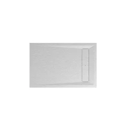 Receveur De Douche|GoodHome Receveur de douche 80 x 120 cm, résine, blanc, Luiro