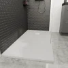 GoodHome Receveur de douche 80 x 120 cm, résine, blanc, Douro