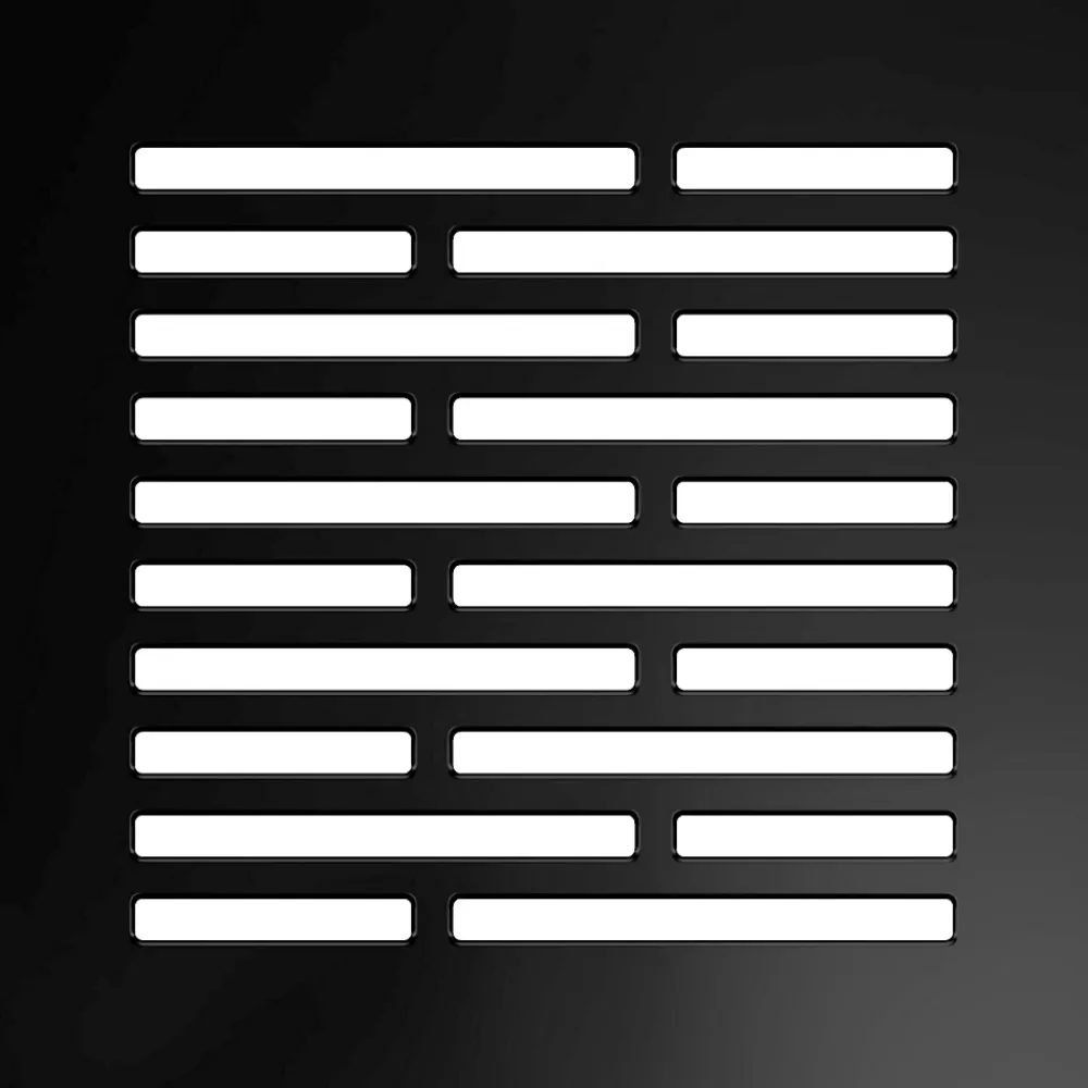 GoodHome Receveur de douche 90 x 140 cm, résine, noir, Douro