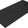 Receveur De Douche|GoodHome Receveur de douche 80 x 160 cm, résine, noir, Douro