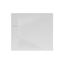 Receveur De Douche|Schulte Receveur de douche 90 x 100 cm, effet pierre blanche,