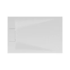 Receveur De Douche|Schulte Receveur de douche 80 x 120 cm, effet pierre blanche,