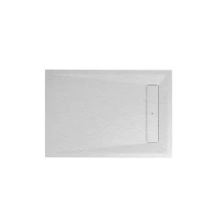 Receveur De Douche|GoodHome Receveur de douche 90 x 120 cm, résine, blanc, Luiro