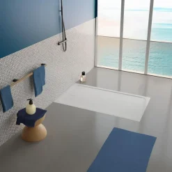 Villeroy & Boch Receveur de douche 80 x 120 cm en céramique, blanc, Slim