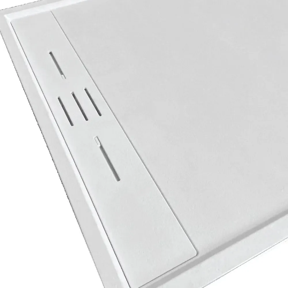 Stano Receveur de douche 90 x 170 cm extra plat blanc SALVI en SoliCast surface ardoisee