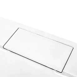 Schulte Receveur de douche 90 x 140 cm, effet pierre blanche,