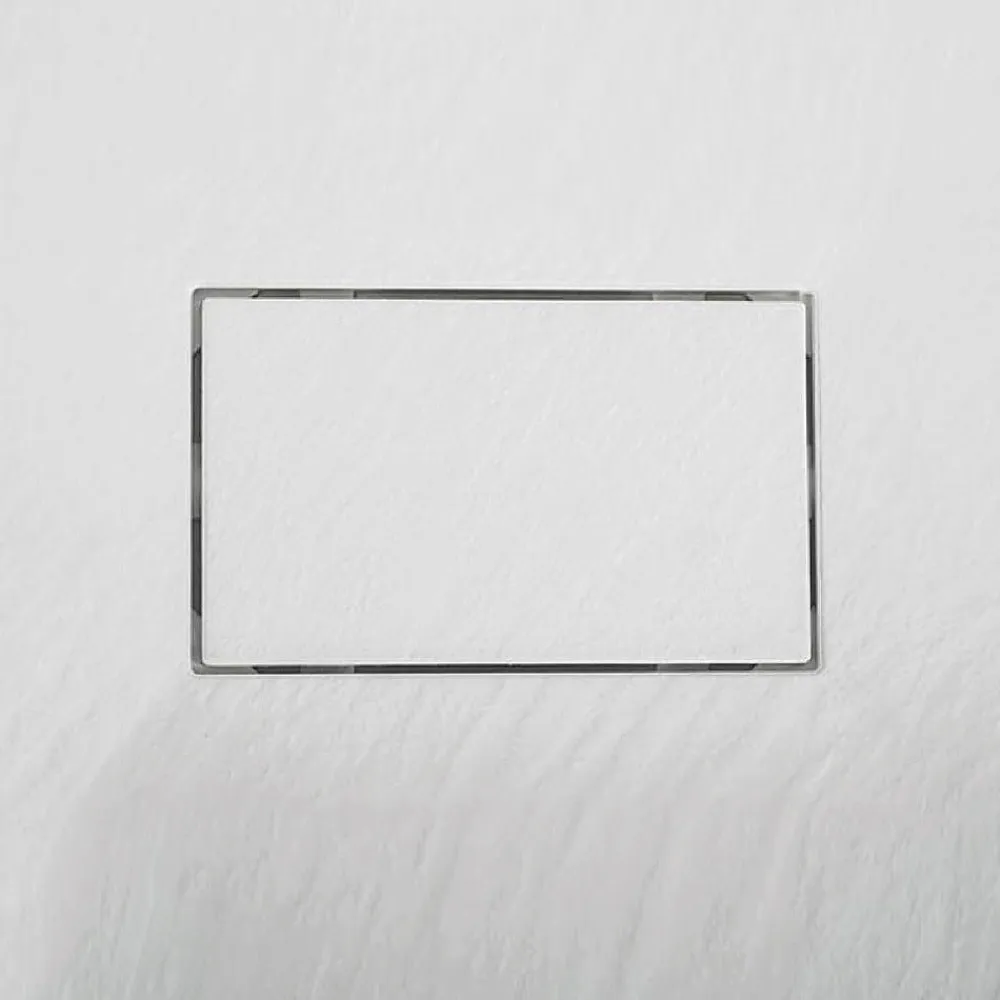 Stano Receveur de douche 70 x 120 cm extra plat blanc PIATTO en SoliCast surface ardoisee