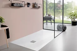 Villeroy & Boch Receveur de douche 80 x 160 cm en acrylique, blanc texturé, Exklusive