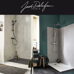 Receveur De Douche|Jacob Delafon Receveur de douche 140 x 90 Ipso rectangle blanc