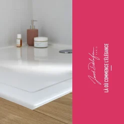 Jacob Delafon Receveur de douche 80 x 80 Kyreo ceramique carré blanc