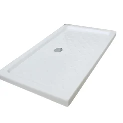 Receveur De Douche|Ondee Receveur de douche 80 x 100 x 10 cm, blanc brillant, Cera Ondée