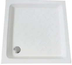 Receveur De Douche|Ondee Receveur de douche 80 x 80 x 10 cm, blanc brillant, Cera Ondée