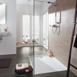 Receveur De Douche|Villeroy & Boch Receveur de douche antidérapant 140 x 90 VILLEROY ET BOCH Lifetime Plus céramique blanc + Bonde blanc