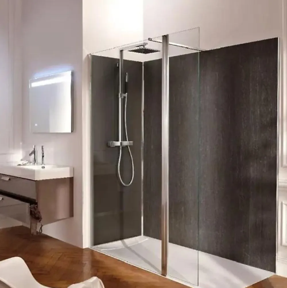 Jacob Delafon Receveur de douche antidérapant 170 x 80 Flight Neus rectangle blanc