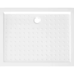 Receveur De Douche|Vidaxl Receveur de douche avec picots Blanc 90x70x4 cm ABS