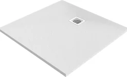 GoodHome Receveur de douche blanc en résine L.90 x l.90 cm, Douro