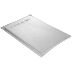 U-tile Receveur de douche blanc 200 x 100 cm haute densité aspect ardoise - grille caniveau