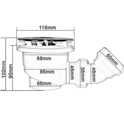 Receveur De Douche|AICA Sanitaire Receveur de douche blanc 80x80x3 cm - Extra plat - Carré - Résine antidérapante avec le bonde de douche et siphon 90cm