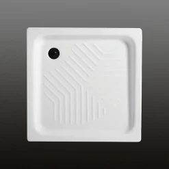 Receveur De Douche|Kiamami Valentina Receveur De Douche Carré En Céramique 90X90cm H10 Cm - Topazio