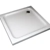 Receveur De Douche|Laneri Receveur de douche carré surbaissé en Abs avec bonde inclus H. 5 cm - 90 x 90