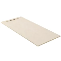 Receveur De Douche|Cosyneo Receveur de douche en pierre naturelle extra plat à poser 90x200cm - beige marbre - ORIGINE