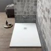 Receveur De Douche|Kiamami Valentina Receveur De Douche En Résine 150X80 Blanc Effet Pierre