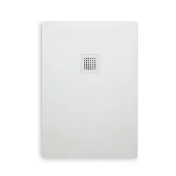 Receveur De Douche|Kiamami Valentina Receveur De Douche En Résine 150X80 Blanc Effet Pierre