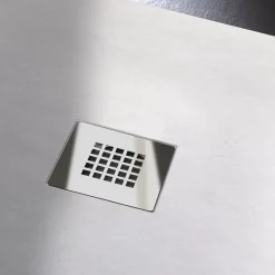 Receveur De Douche|Planète Bain Receveur de douche extra plat à poser 80x120 Design reflet ardoisé Blanc