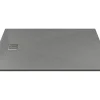 Receveur De Douche|Vente-unique Receveur de douche extra plat à poser ou à encastrer recoupable en résine SMC - Gris - 140 x 90 cm - MIRNOSA