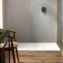 Poalgi Receveur de douche extraplat blanc ivoire 90x160 cm Arena -