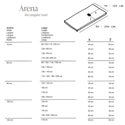 Poalgi Receveur de douche extraplat blanc 100x120 cm Arena -