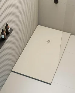 Poalgi Receveur de douche extraplat blanc perle 75x120 cm Hos's -