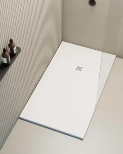 Poalgi Receveur de douche extraplat blanc 75x100 cm Hos's -