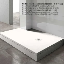 Receveur De Douche|Poalgi Receveur de douche extraplat blanc 70x140 cm Arena -
