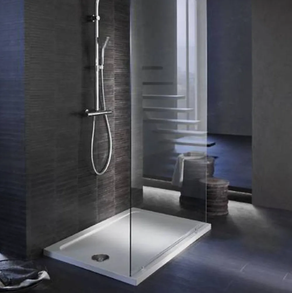 Receveur De Douche|Jacob Delafon Receveur de douche extra-plat 140 x 80 cm Flight Blanc