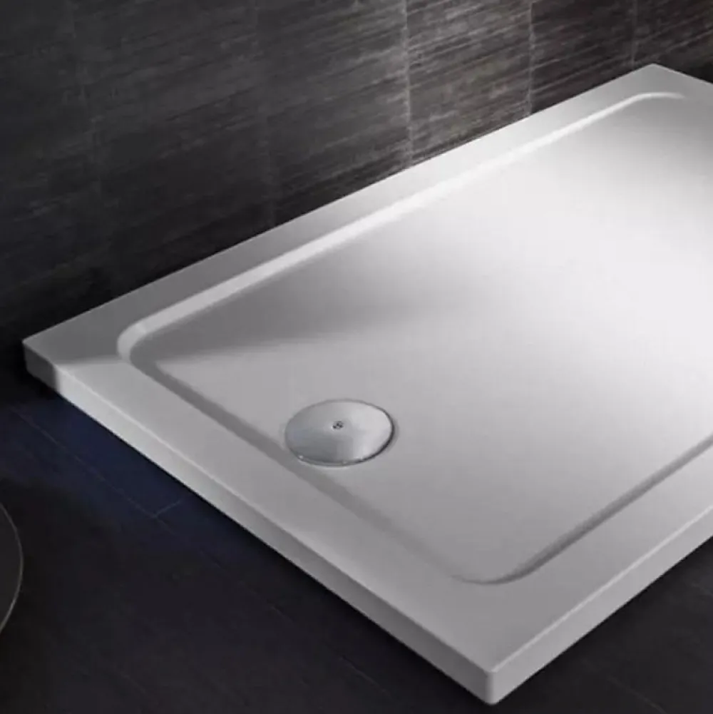 Receveur De Douche|Jacob Delafon Receveur de douche extra-plat 140 x 80 cm Flight Blanc