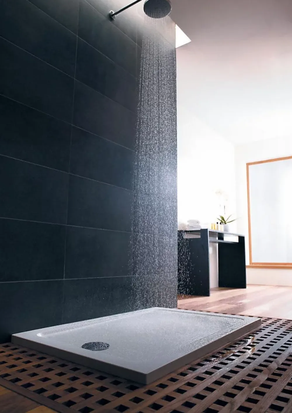 Receveur De Douche|Jacob Delafon Receveur de douche extra-plat 140 x 80 cm Flight Blanc