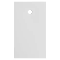 Receveur De Douche|GoodHome Receveur de douche extra-plat l.80 x L.140 cm blanc anti dérapant, Leira