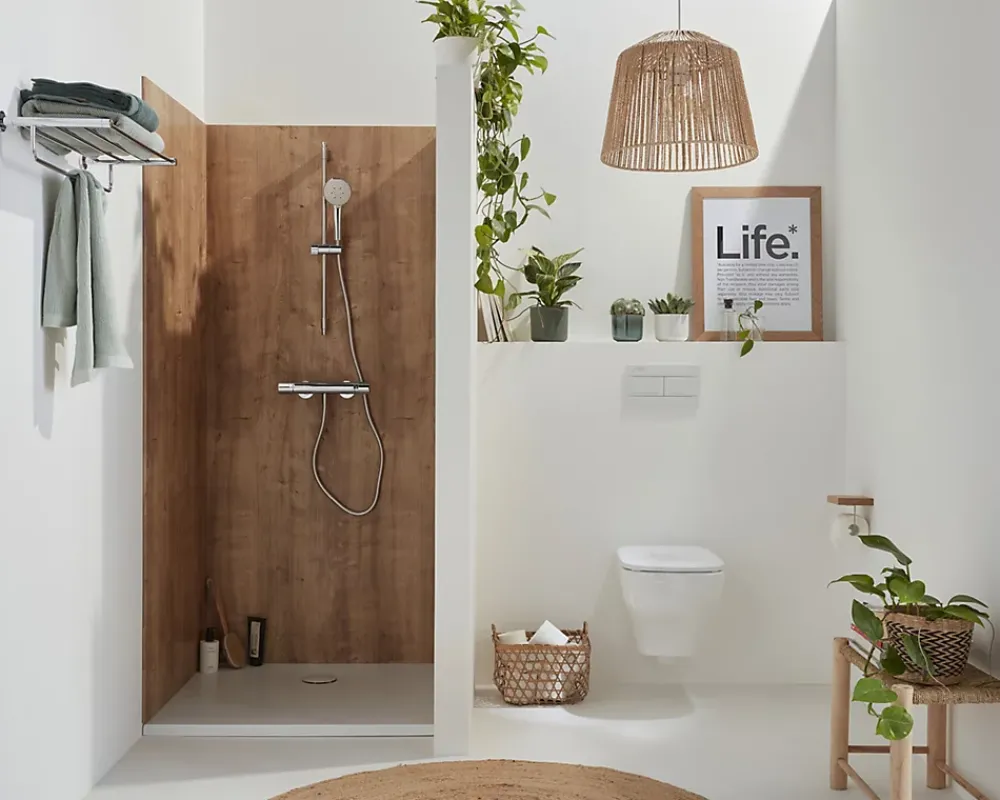 Jacob Delafon Receveur de douche extra-plat 80 x 140 cm blanc Oscar
