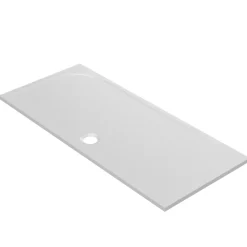 Receveur De Douche|GoodHome Receveur de douche extra-plat l.80 x L.160 cm blanc anti dérapant, Limski