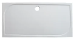 Receveur De Douche|GoodHome Receveur de douche extra-plat l.80 x L.160 cm blanc anti dérapant, Limski