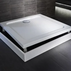 Receveur De Douche|Jacob Delafon Receveur de douche Flight carré extra plat Douche italienne 90 x 90, blanc
