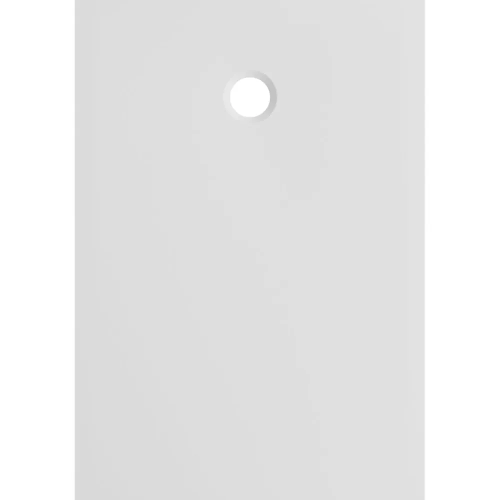 GoodHome Receveur de douche l.80 x L.120 cm blanc antidérapant Leira